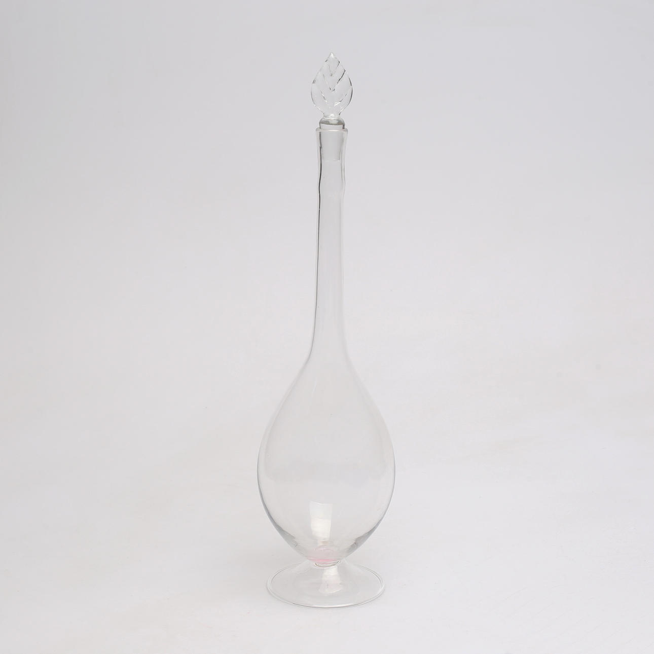 En glaskaraffel, sandsynligvis Simon Gate til Sandviks glasværk.