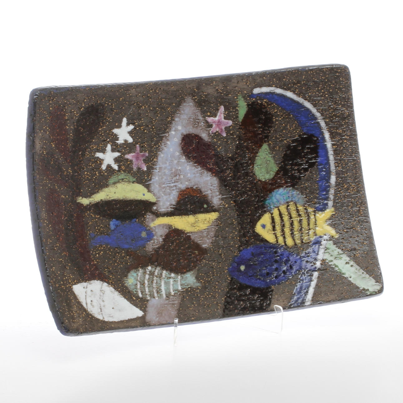 SKÅLFAT, lergods, "Havsflora Nr. 1067", Anna-Lisa Thomson, Uppsala-Ekeby.