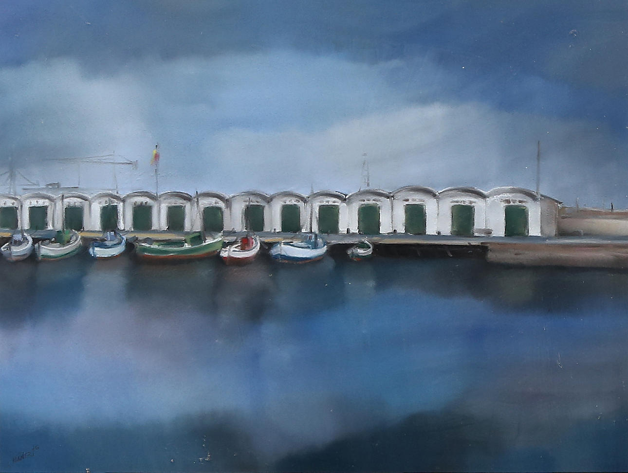 J. IBÁÑEZ. Port view.