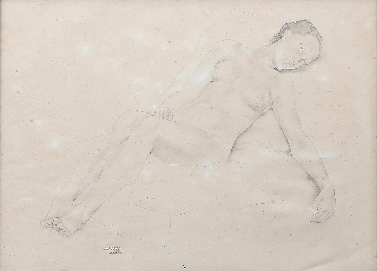 JOSÉ CLEMENTE OROZCO. Una joven.