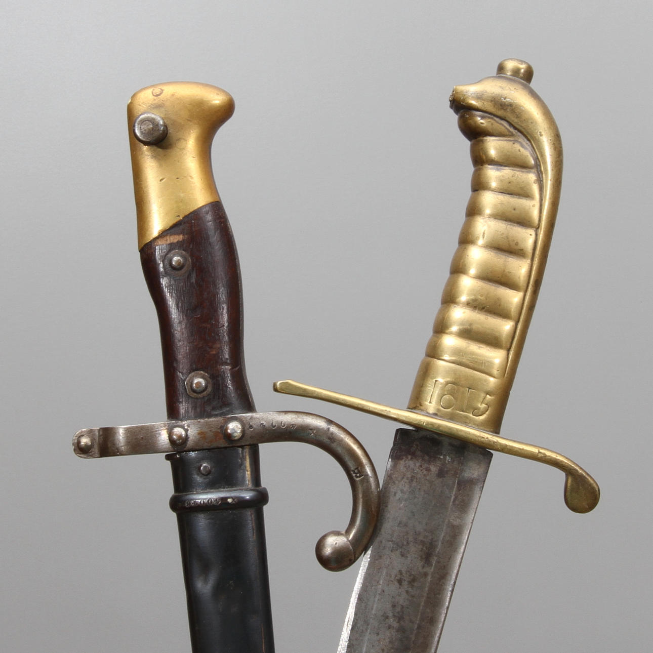 HUGGARE, bär datering 1815, GRASBAJONETT, Frankrike.