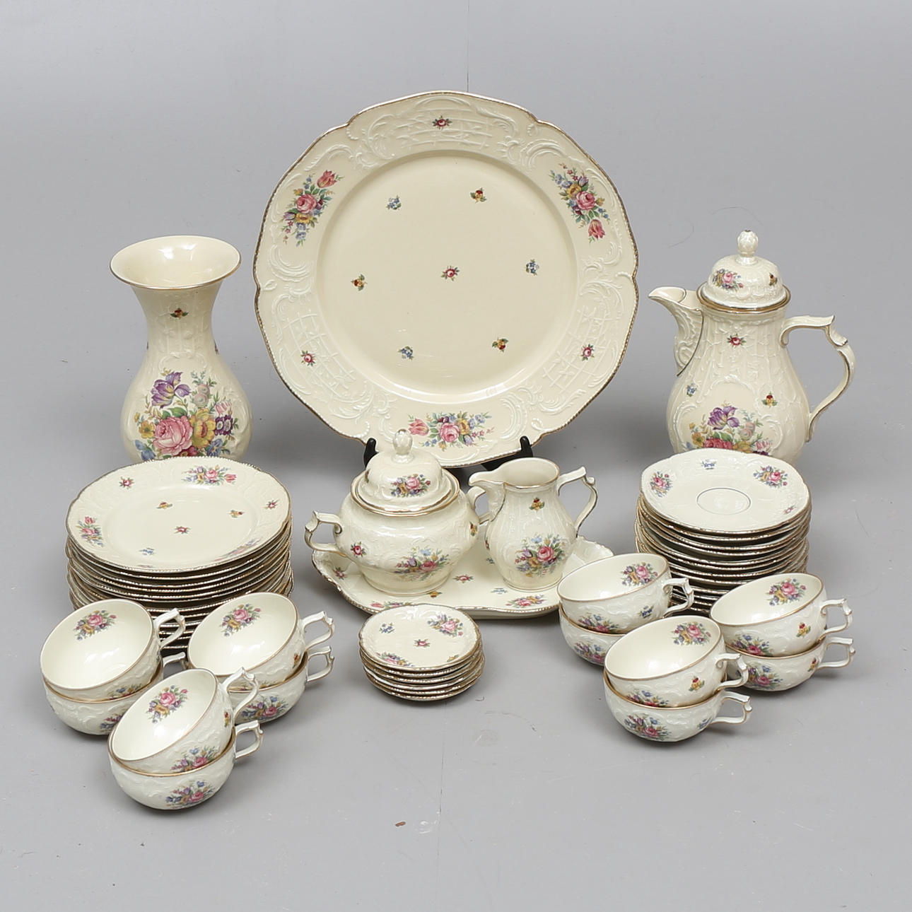 KAFFESERVIS, 48 delar, "Sanssouci" Rosenthal.