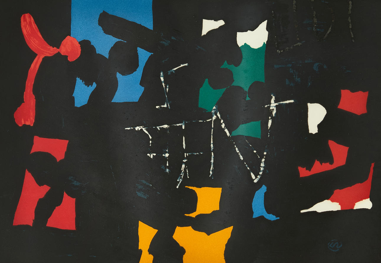 LENNART RODHE (1916-2005), ”Natt i Klara”, signerad och daterad ...