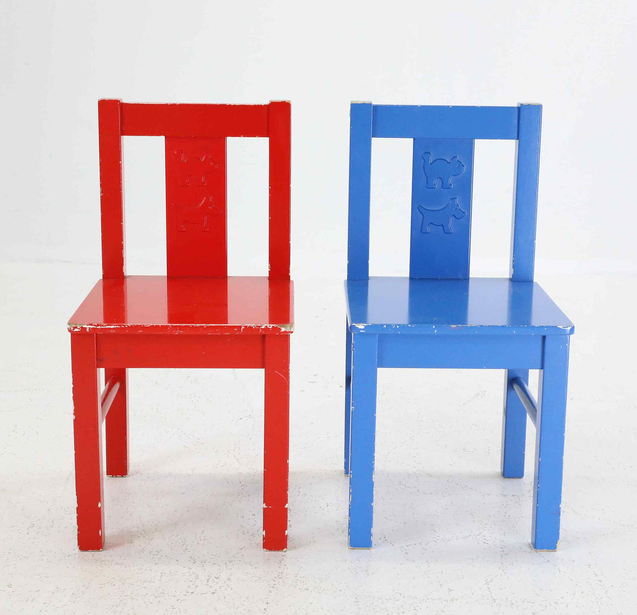 IKEA børnestole, et par, „Kritter“, 1970'erne.