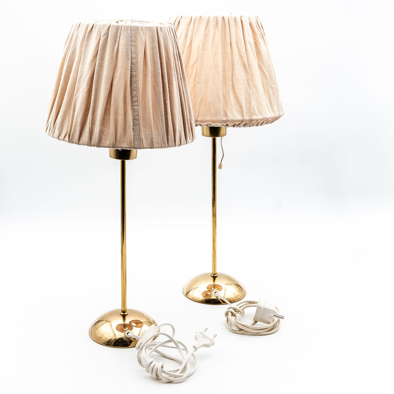 Lámparas de mesa, Gemi, latón, siglo XX.
