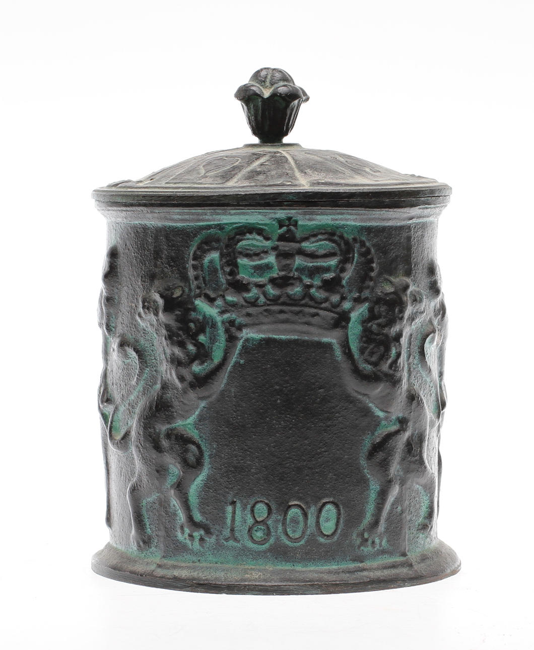 TOBAKSBURK, gjutjärn, 1900-tal.