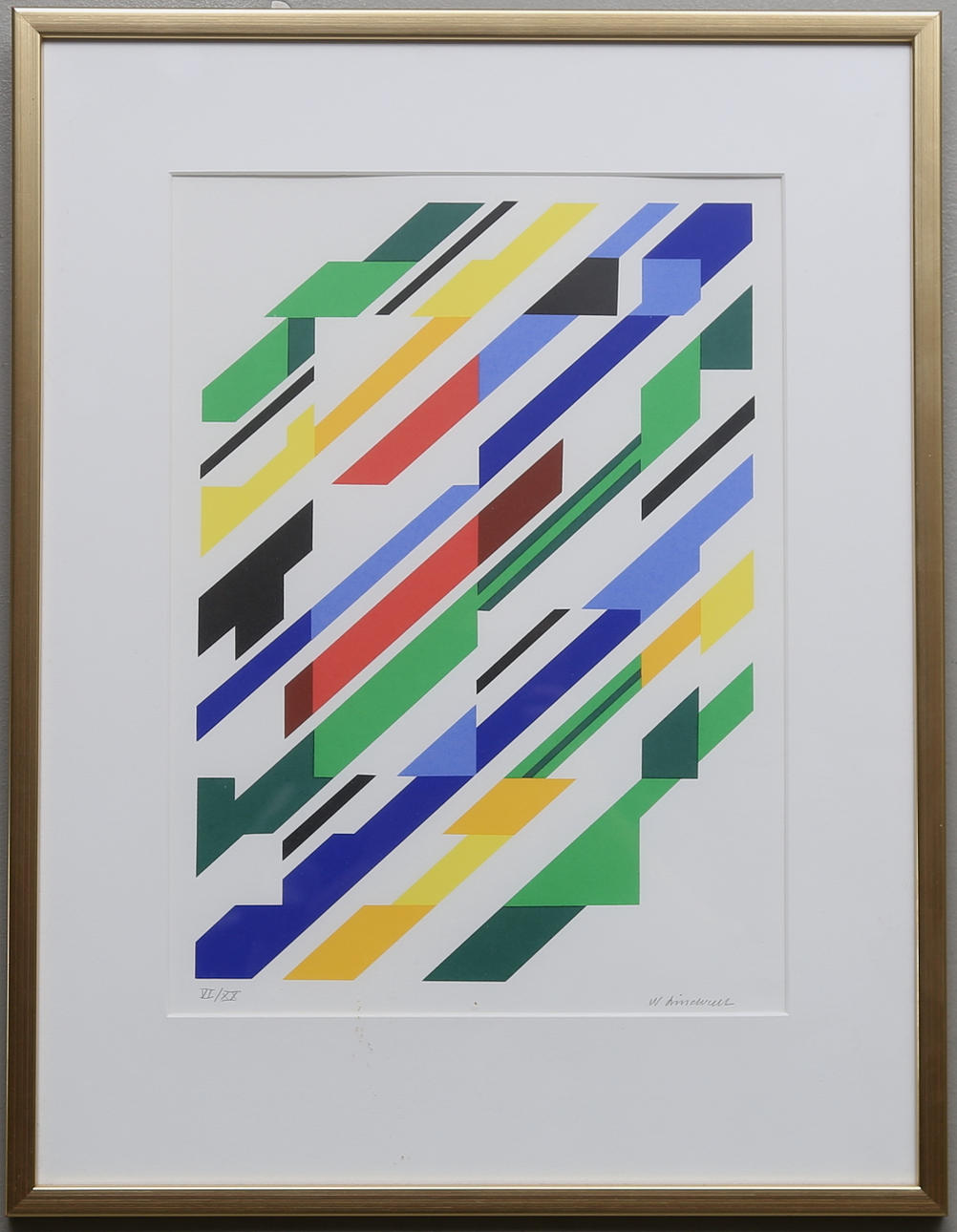 WILHELM LINDVALL. Färglitografi, signerad och numrerad VI/XX.