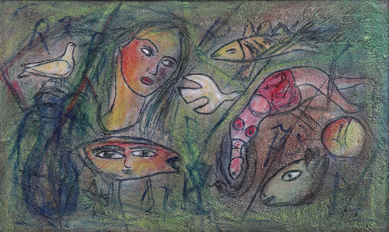 STIG EGON NORLINDER. Óleo sobre tabla.