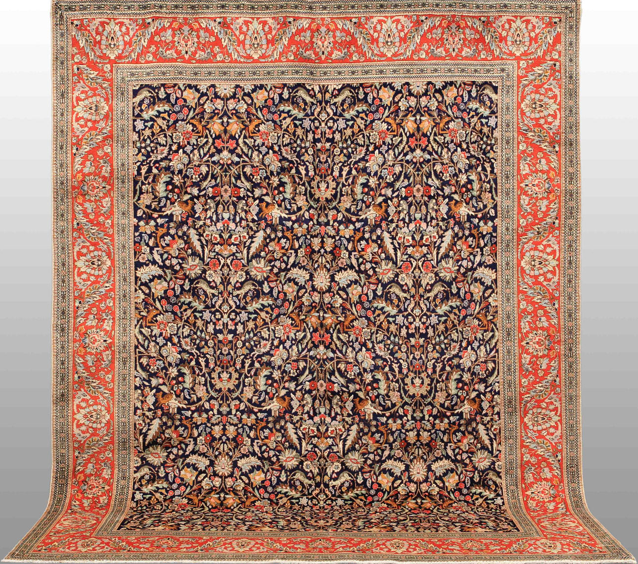 MATTA, Persisk, figural Täbriz, s.k tabatabai, (fine), 380 x 295 cm.