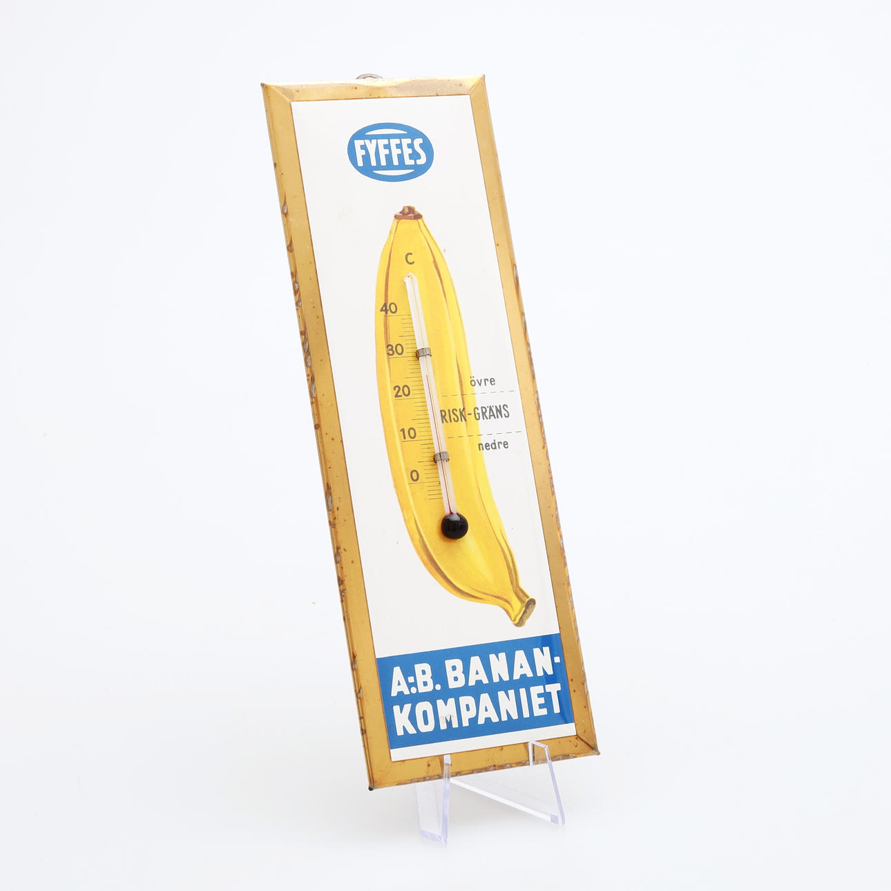 ADVERTISING THERMOMETER, Fyffes, AB Banankompaniet.