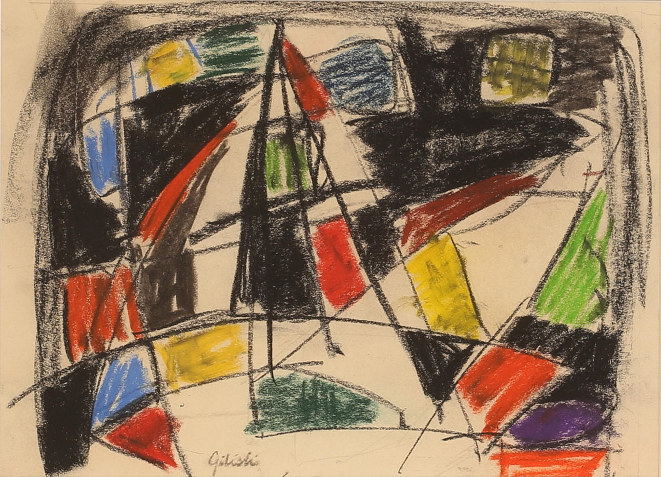 EMILE GILIOLI (1911-1977). Pastel, signed.