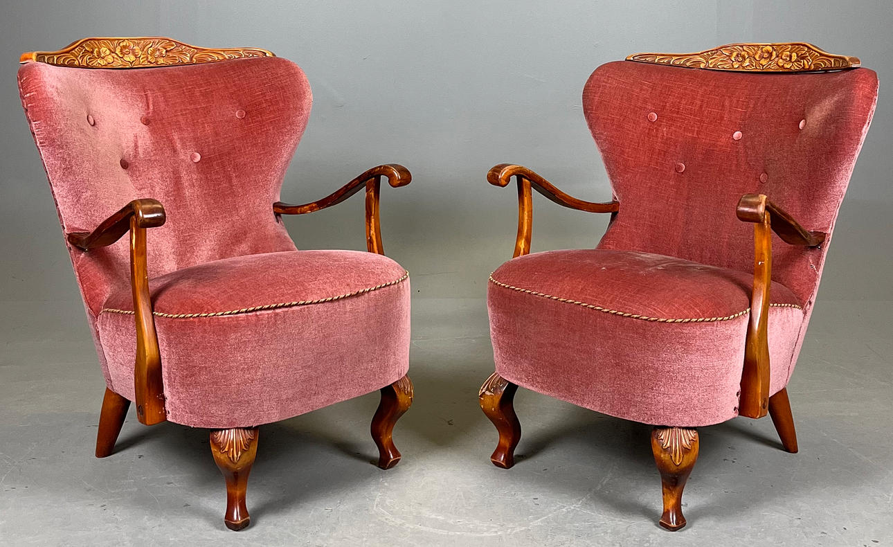 Ein Paar Sessel der 1940er/50er Jahre.