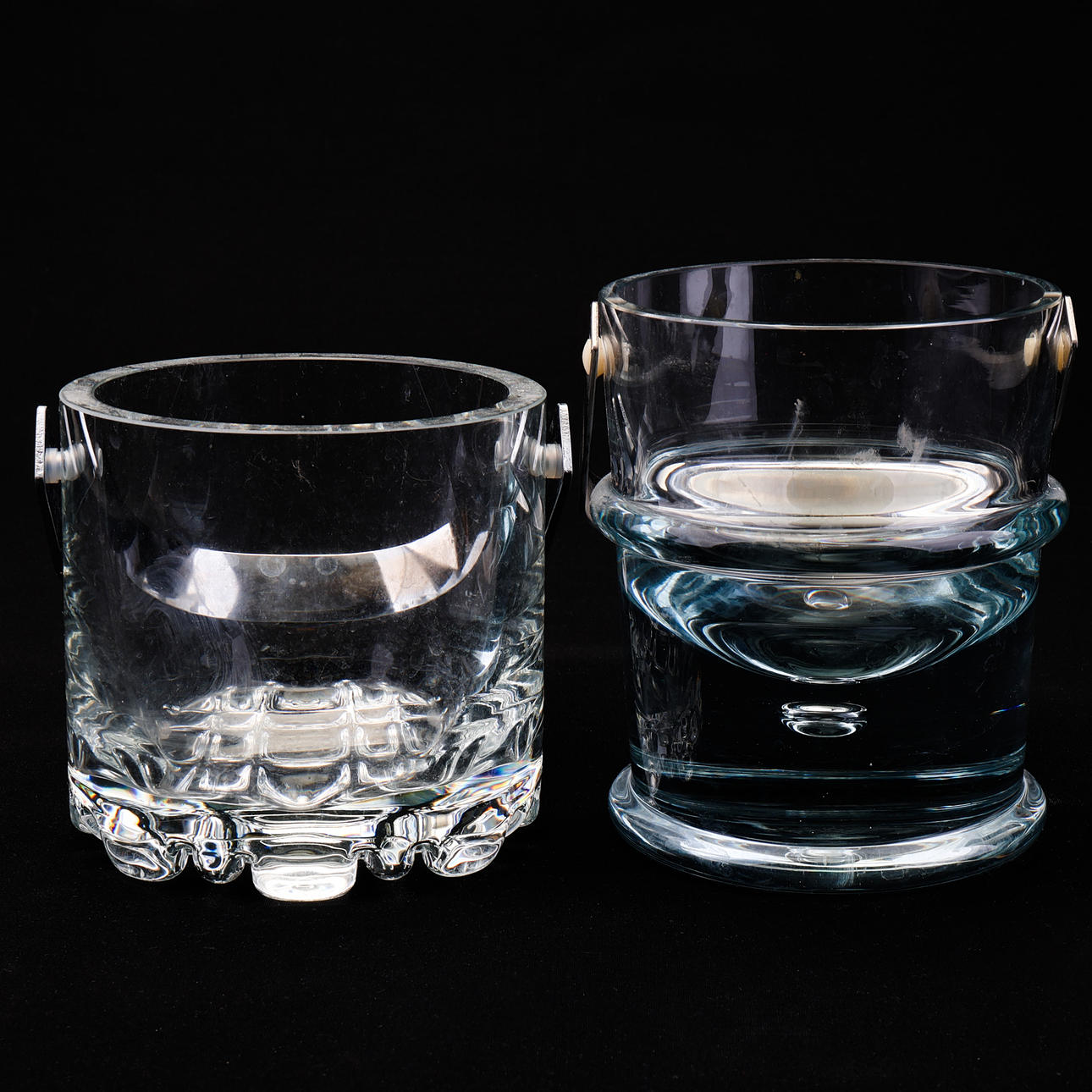 Zwei ISHINKAR, Orrefors und Holmegaard.