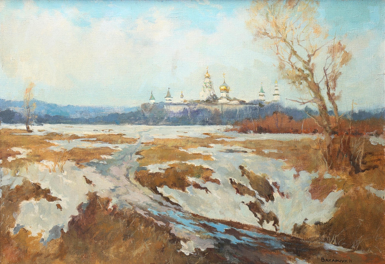 Unknown artist, oil on canvas, signed.