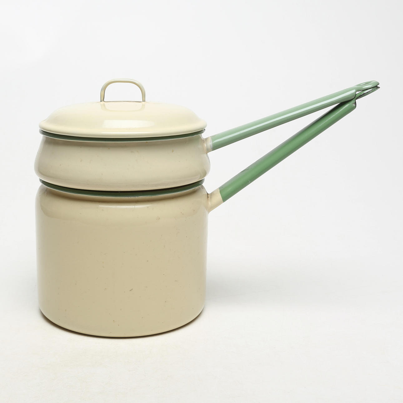 KAKSOISVUOKA/PUUROPANNU, emali, Kockums.