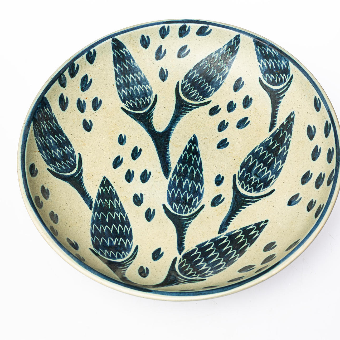 EINAR JOHANSEN. fat, stentøj, Söholm, Danmark.