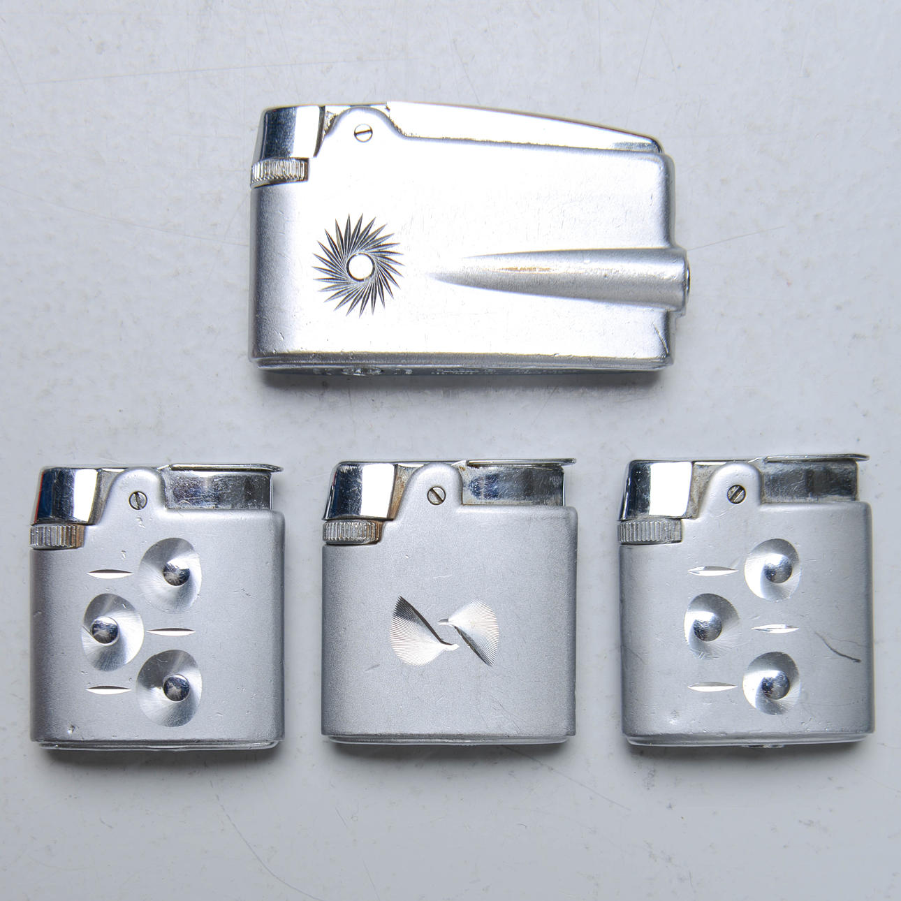 ENCENDEDORES, 4 piezas, Ronson.