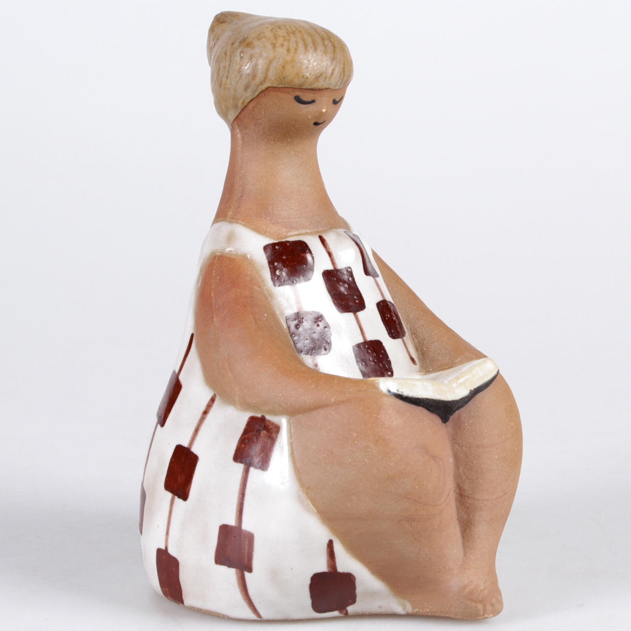 FIGURIN, stengods, "Charlotta", Lisa Larsson, Gustavsberg.