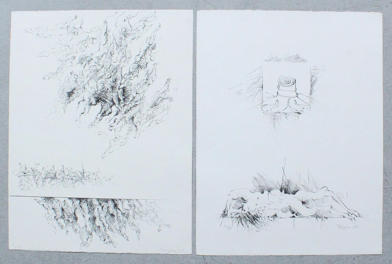 HUBERTUS VON PILGRIM. 'Apocalypse, 'etchings, signed and limited.