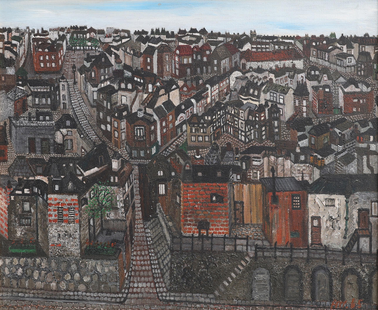 ARVID WIDERBERG. CITY VIEW.