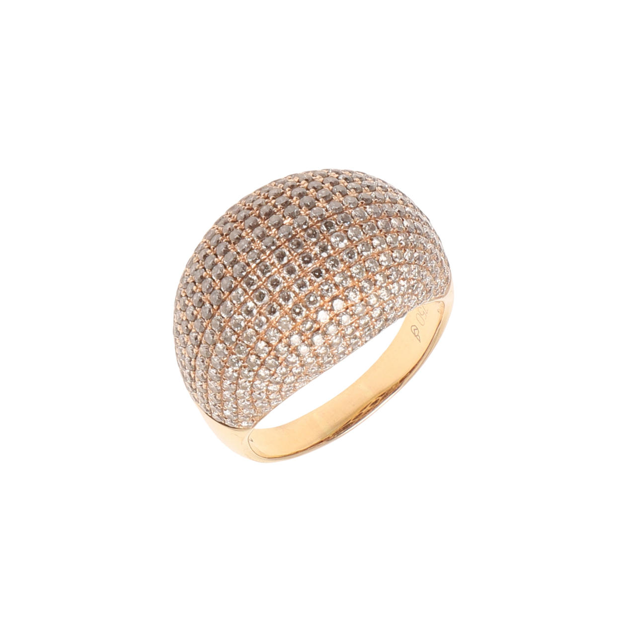 A DIAMOND AND 18CT GOLD COCKTAIL RING. Jewellery & Gemstones - Rings ...
