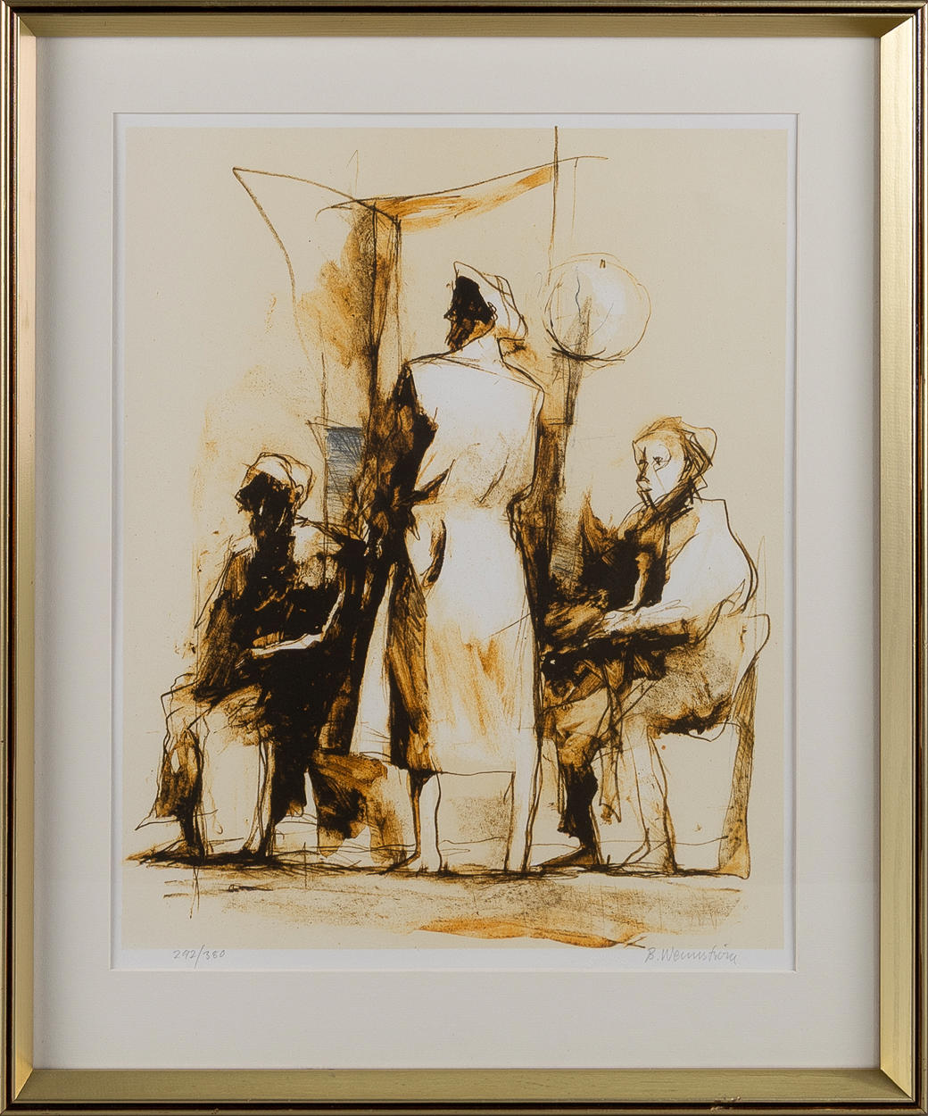 BERNDT WENNSTRÖM. Lithograph, signed.