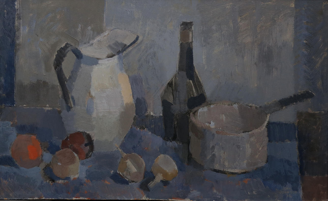 JOHN GUNNAR JOHNSON. oil on panel, signed and dated 62.