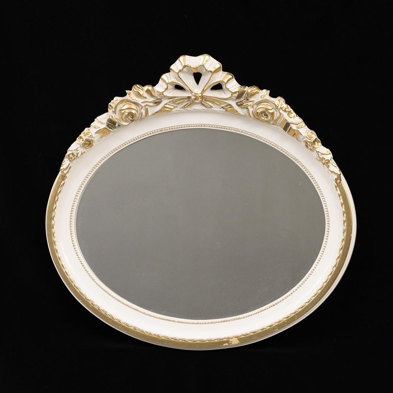 Mirror painted wood, Rococo style, 20th century.