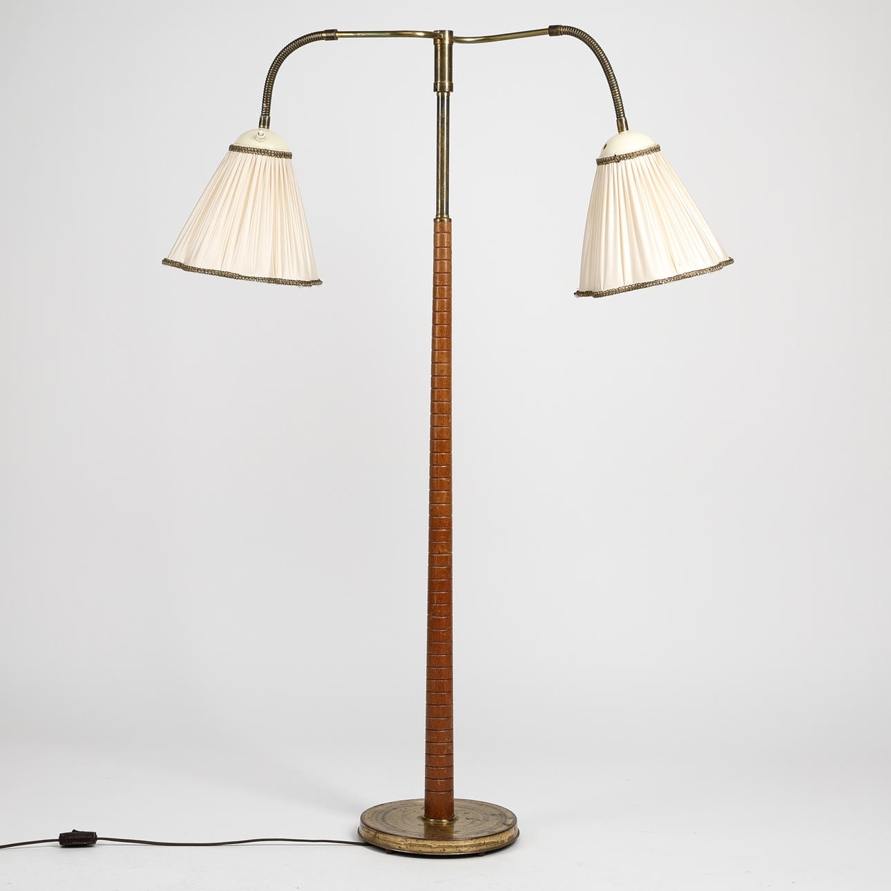 A Swedish Modern floor lamp, 1940s.