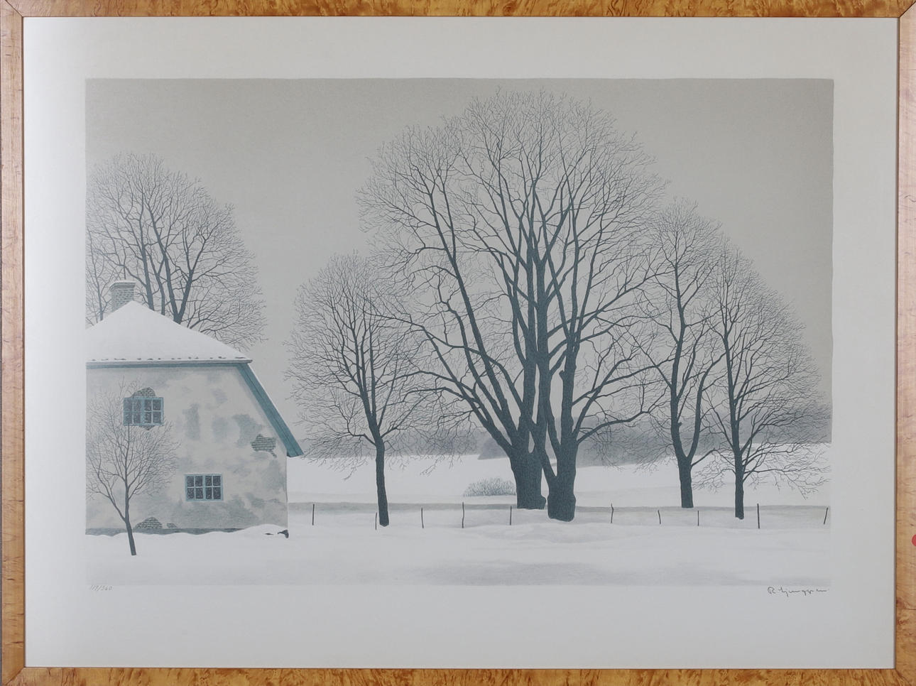 REINHOLD LJUNGGREN. lithograph, signed and numbered 119/360.