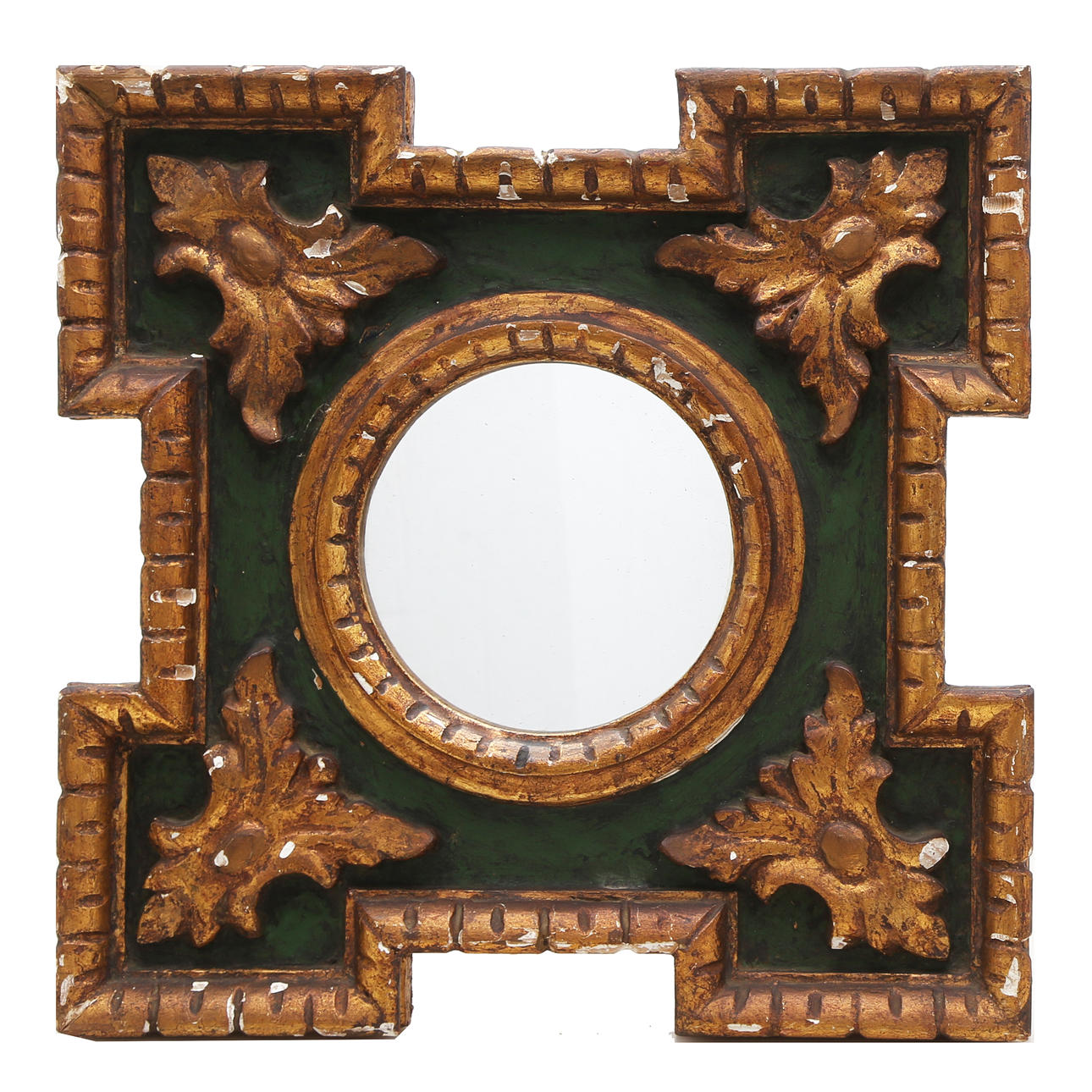Baroque style mirror, mid 20th Century.
