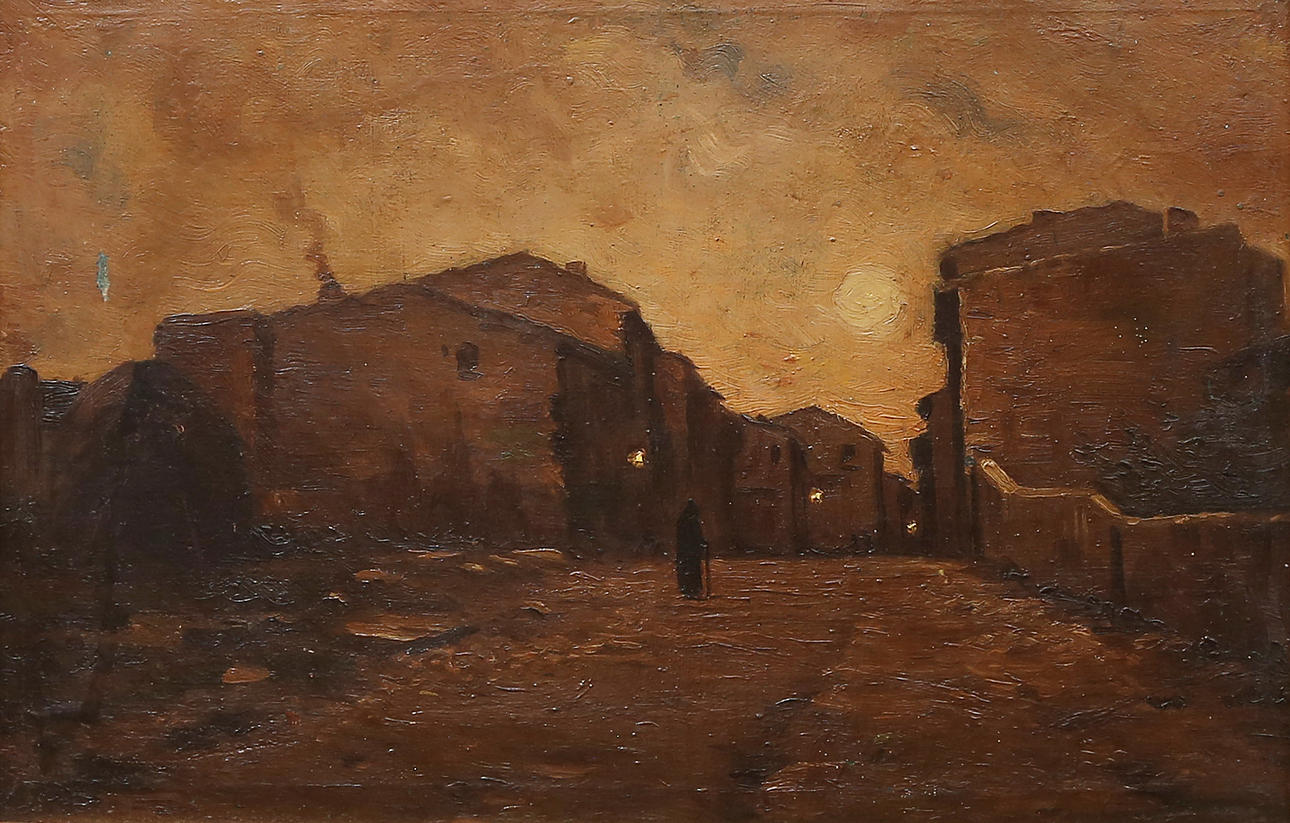 MODEST URGELL. IM STIL VON. Landschaft.