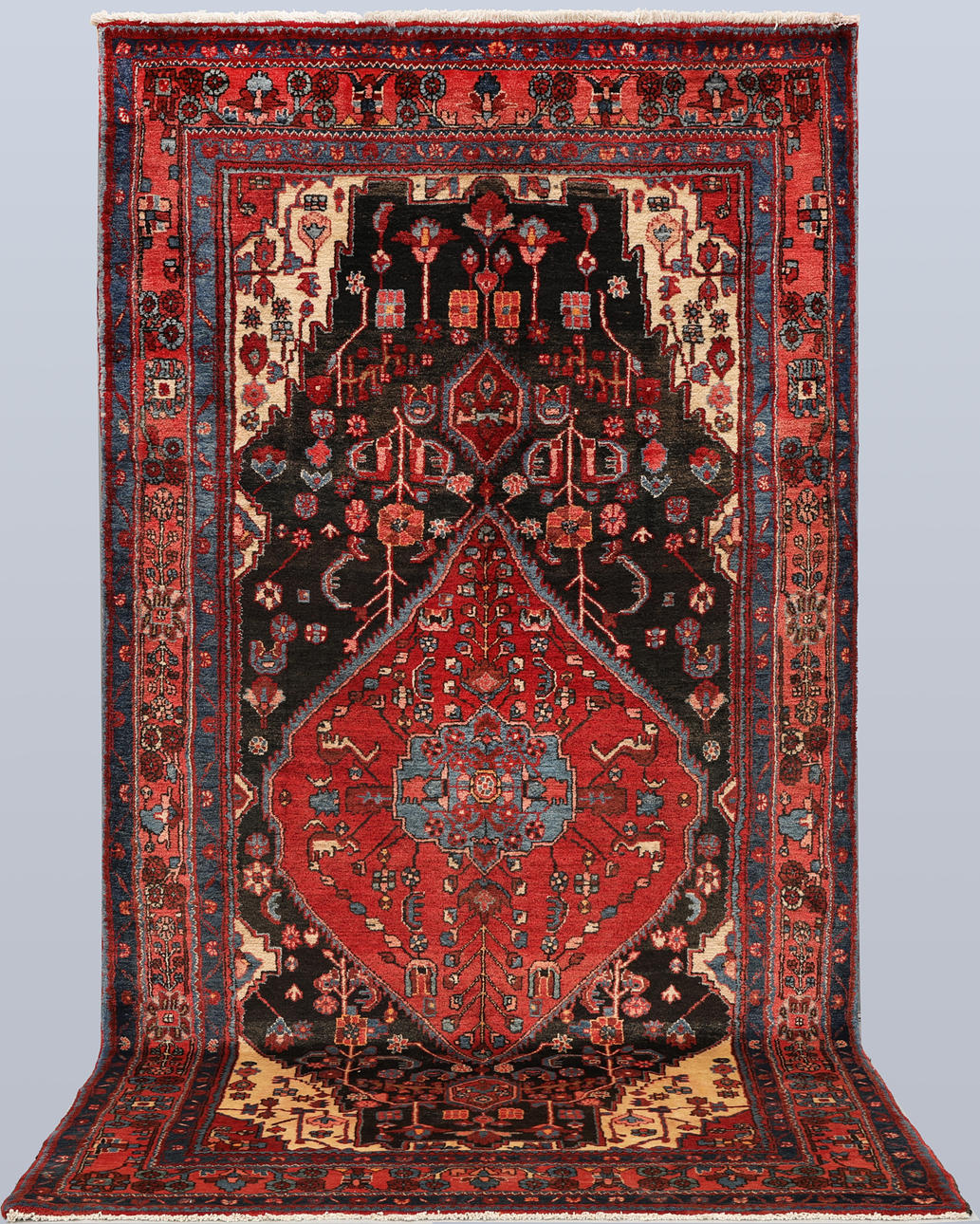 ORIENT TÆPPE. Figur Nahavand, 324x164 cm.