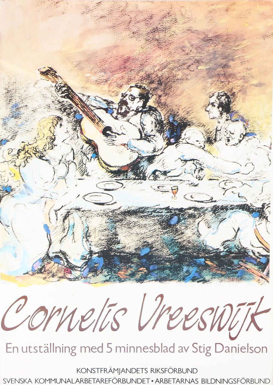 AUSSTELLUNGSPLAKAT, Cornelis Wreeswijk.