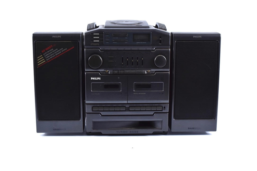 MICROSTEREO, radio CD, cassette, Philips.
