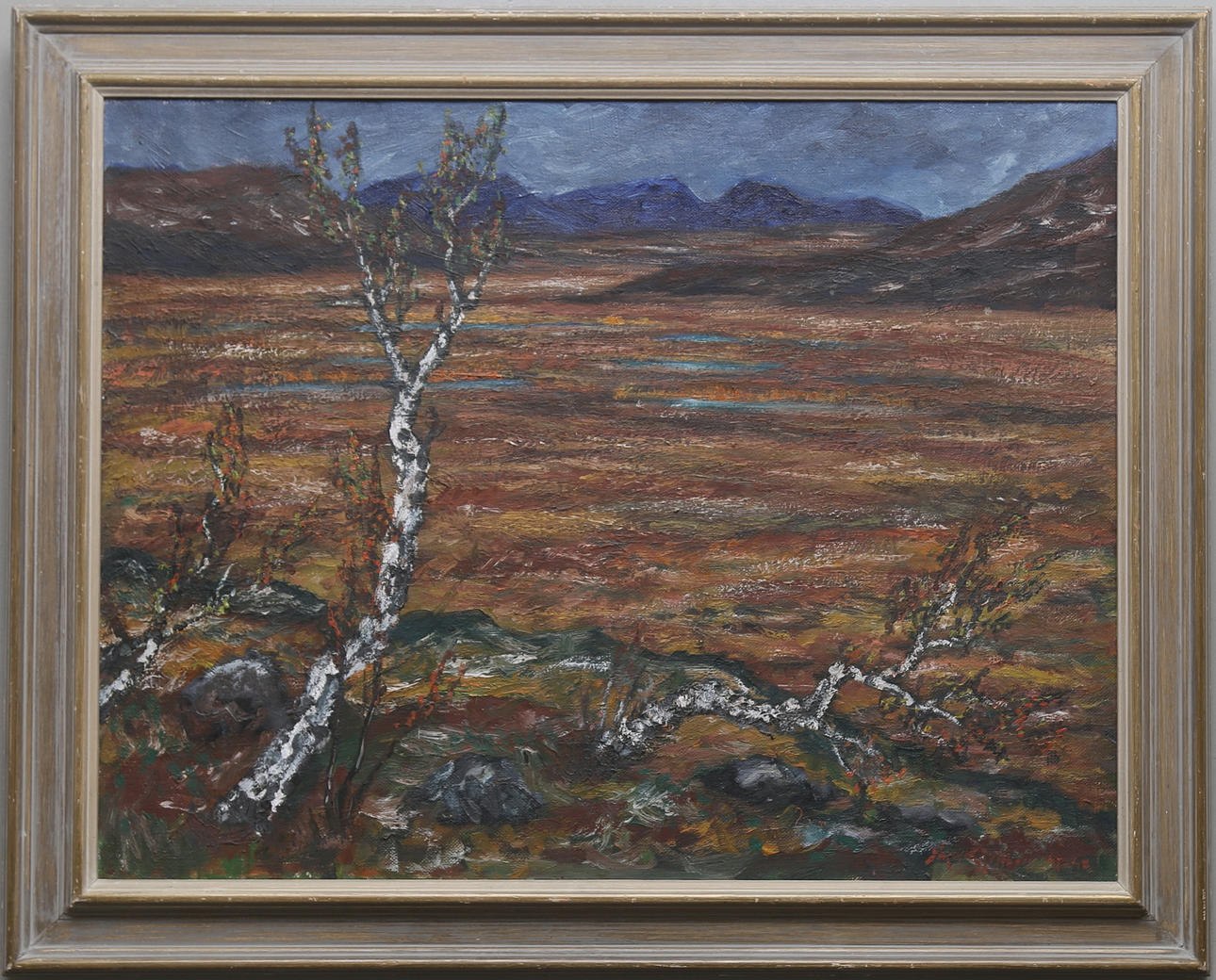 SÖLVE KJELLBERG. Olja på duk, signerad och daterad 47-48.