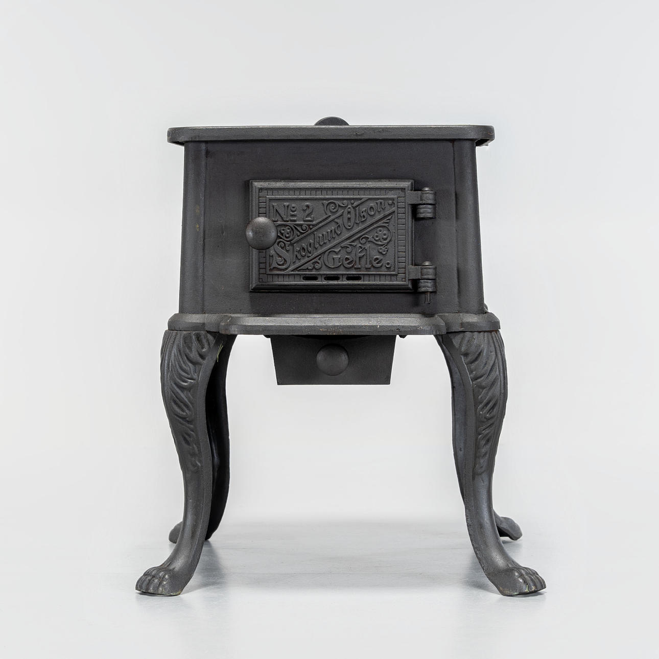 KOMFUR, støbejern, Nr 2, Skoglund Olson, Gefle.