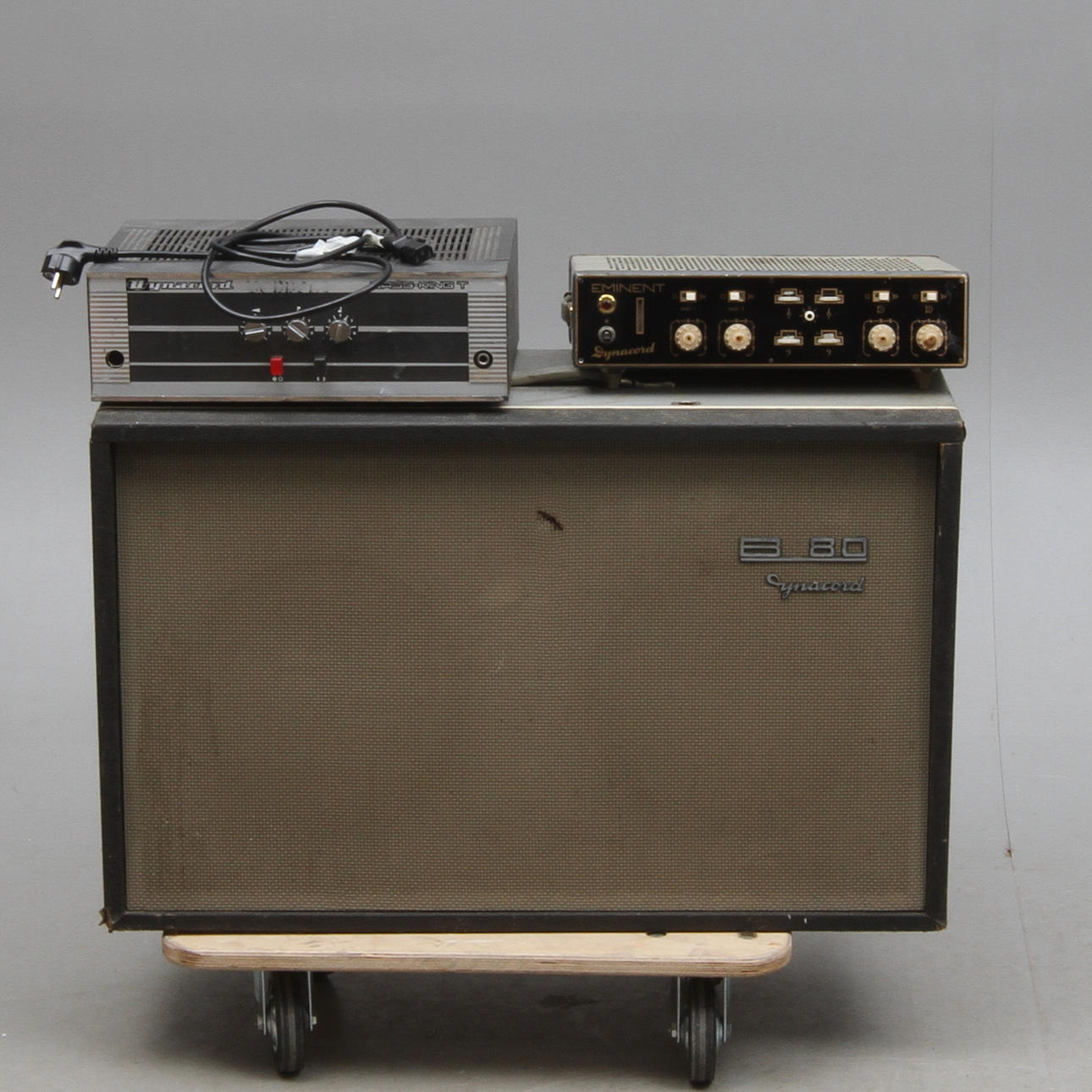 HÖGTALARE, B-80, FÖRSTÄRKARE, "Eminent" samt "BASS-KING T", 1900-tal.