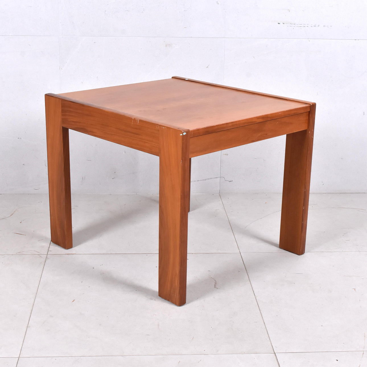 A teak side table, 1970s.