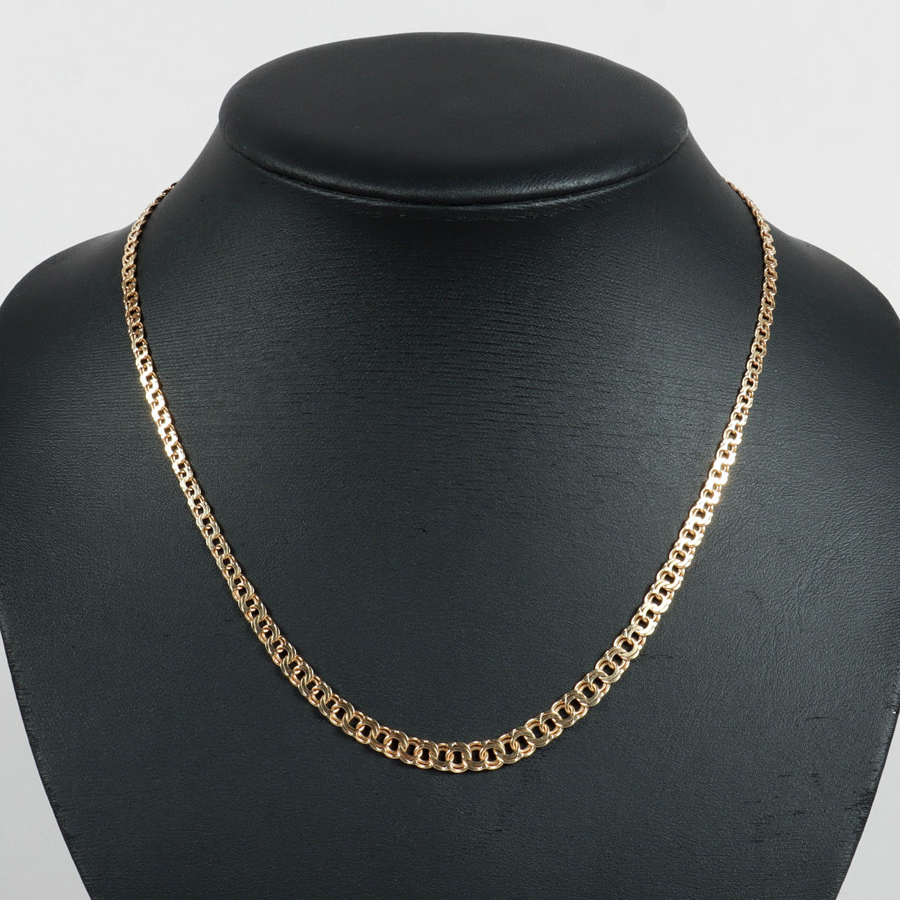 HALSKÆDE Bismarck, 18k guld, afmålt.