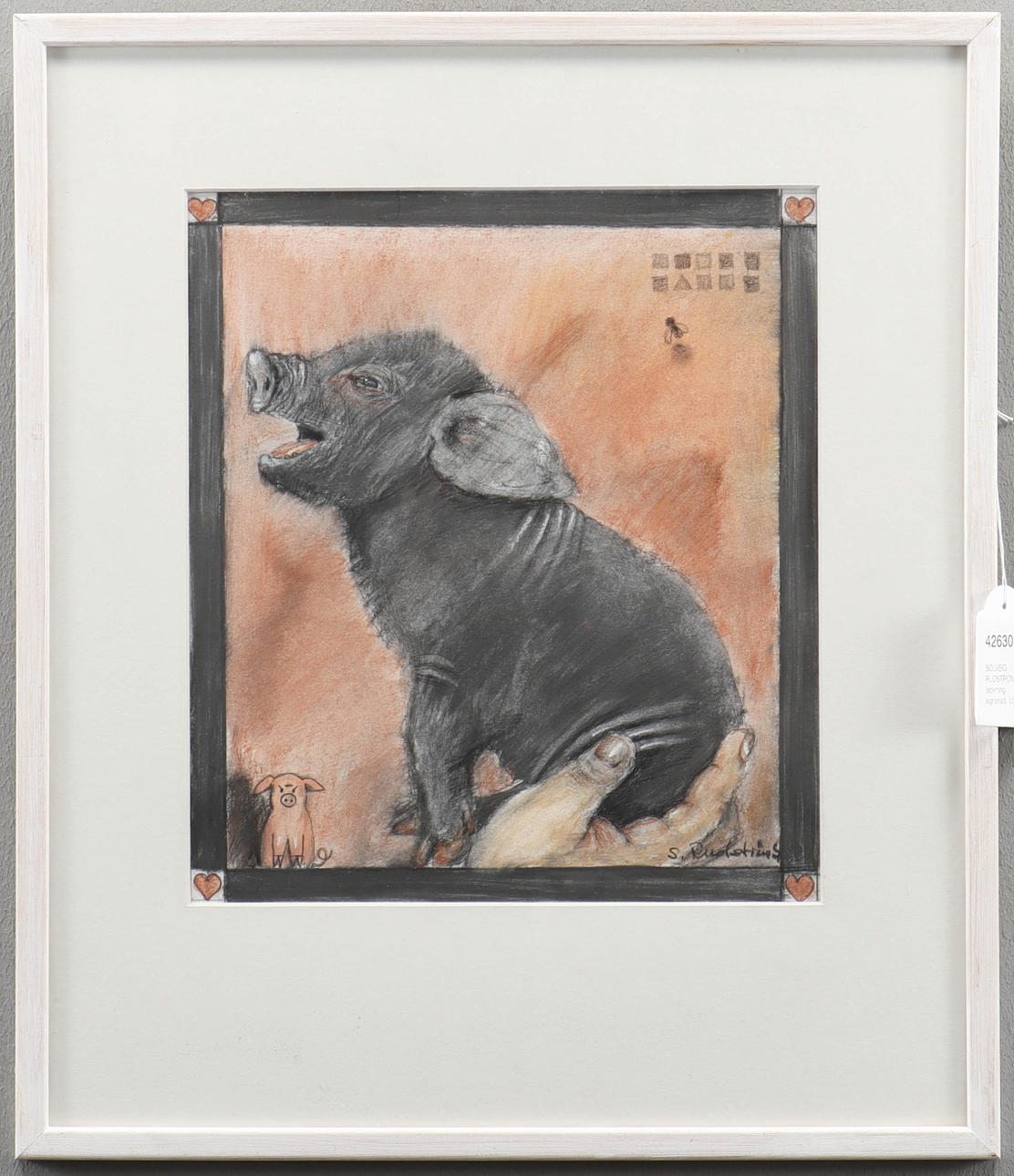 SOLVEIG RUDSTRÖM teckning, signerad.