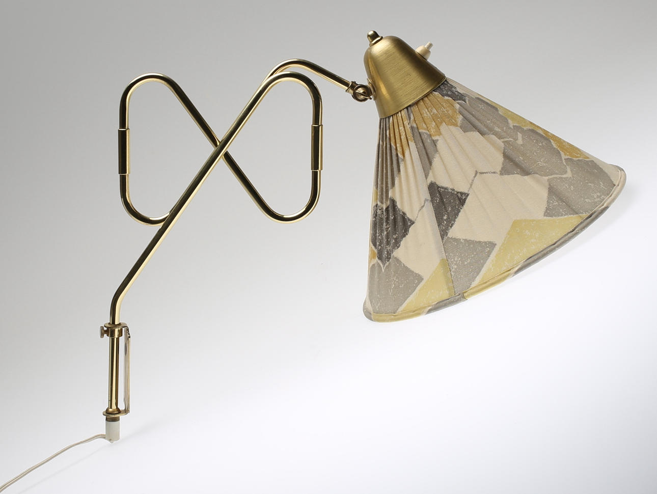 VÄGGLAMPA, Armaturhantverk AB Göteborg, 1900-talets andra hälft.