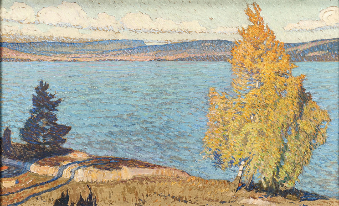 FRITZ LINDSTRÖM. "Höst vid Racken".