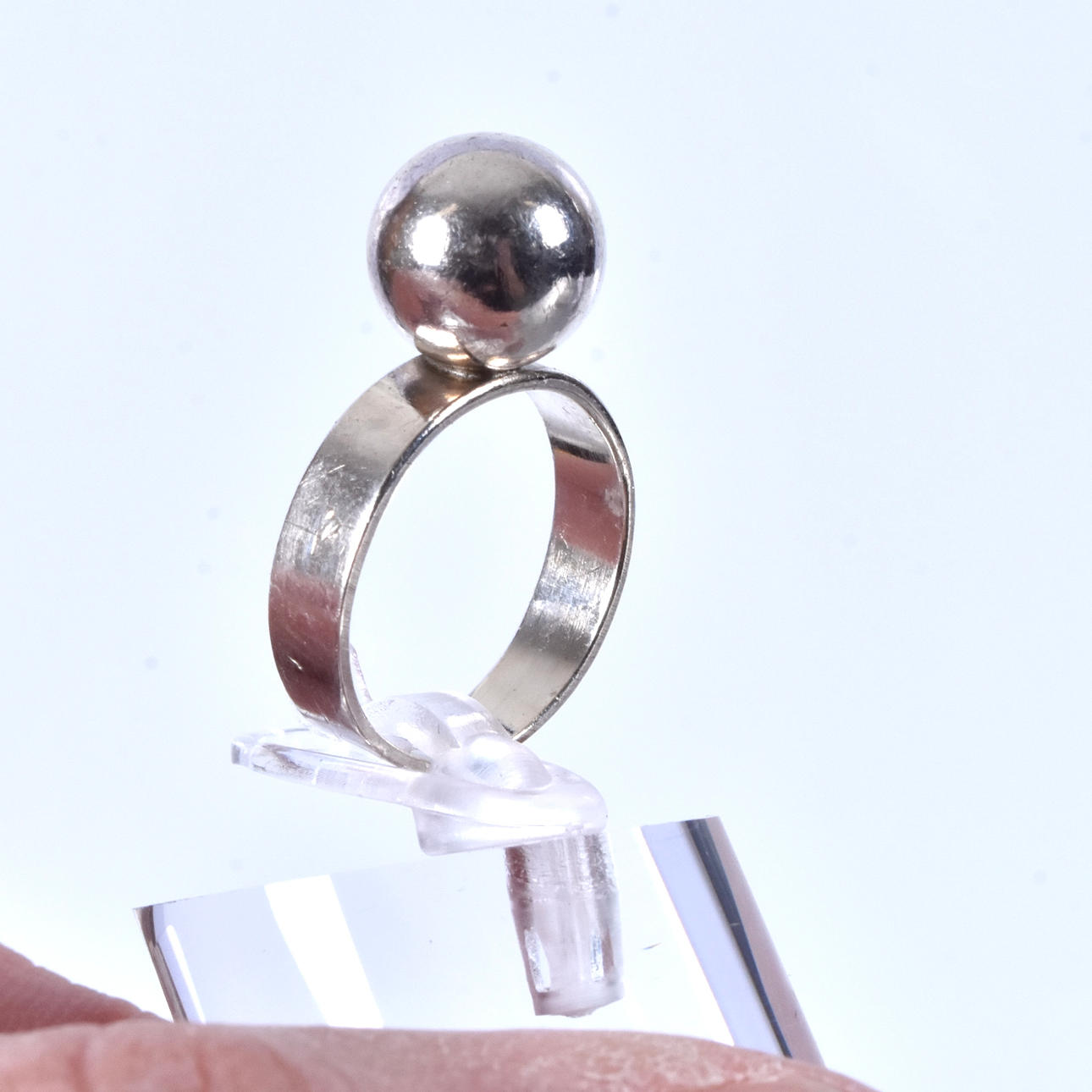 A sterling silver ring, John Lauritzen, Denmark.