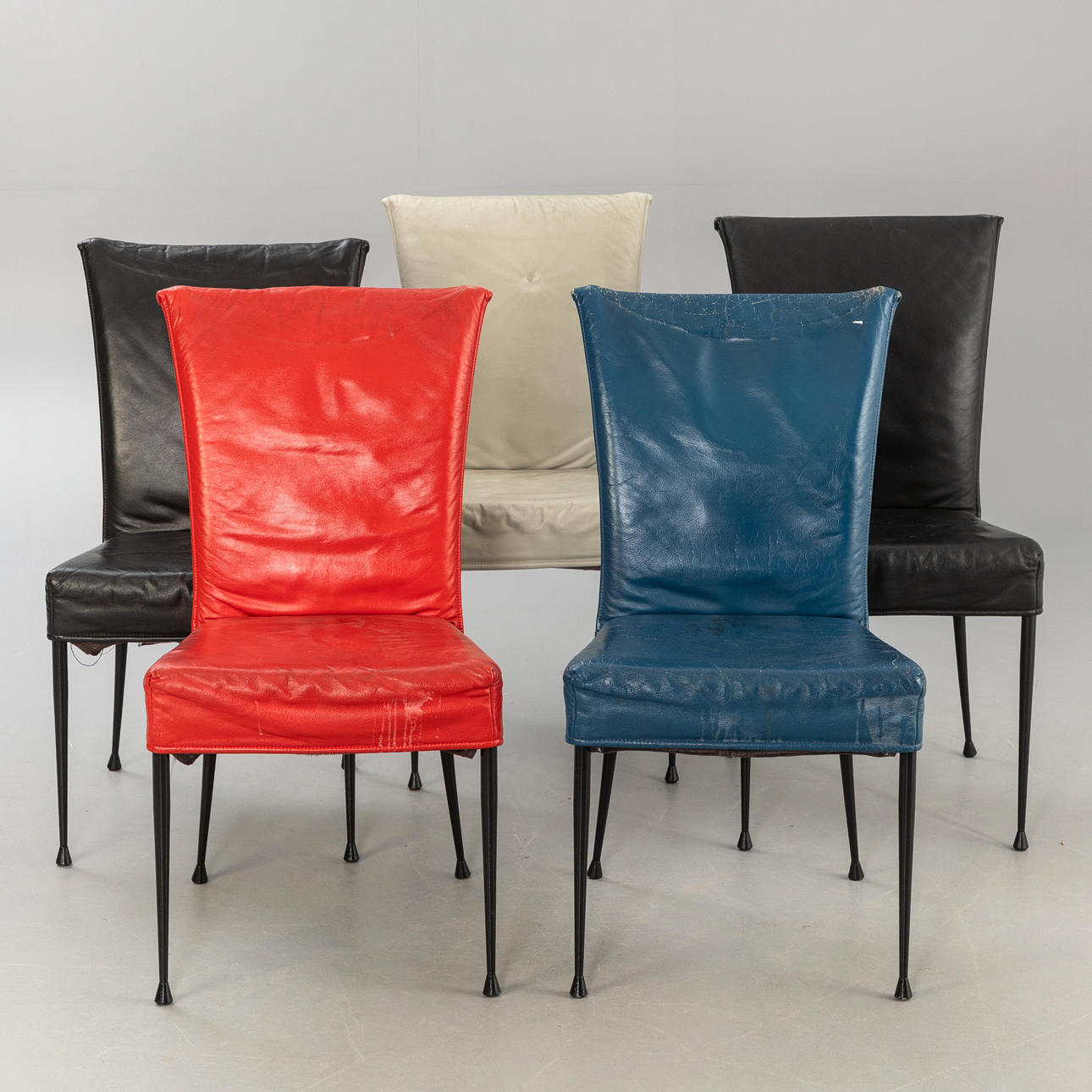 JAMES BRÖNTE. BONALDO 5 Stühle 'Martina', Italien (5).