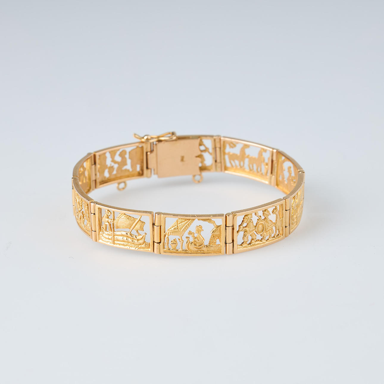 ARMBAND, 18K guld, Egypten.