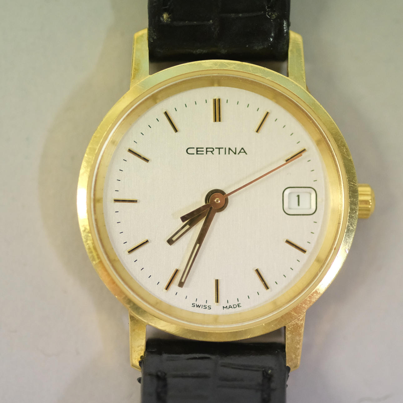 DAME ARMBÅNDSUR, CERTINA, 18KT GULD.