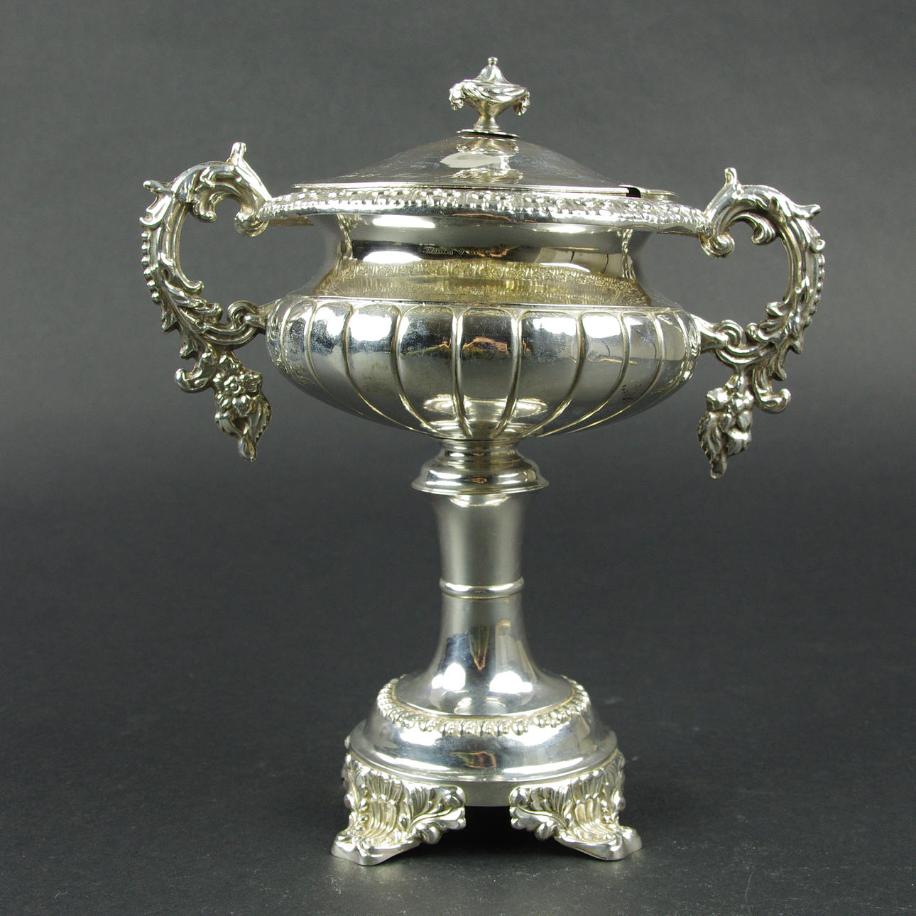 SOCKERSKÅL, silver, Gustav Erik Öström, Gefle, 1845.