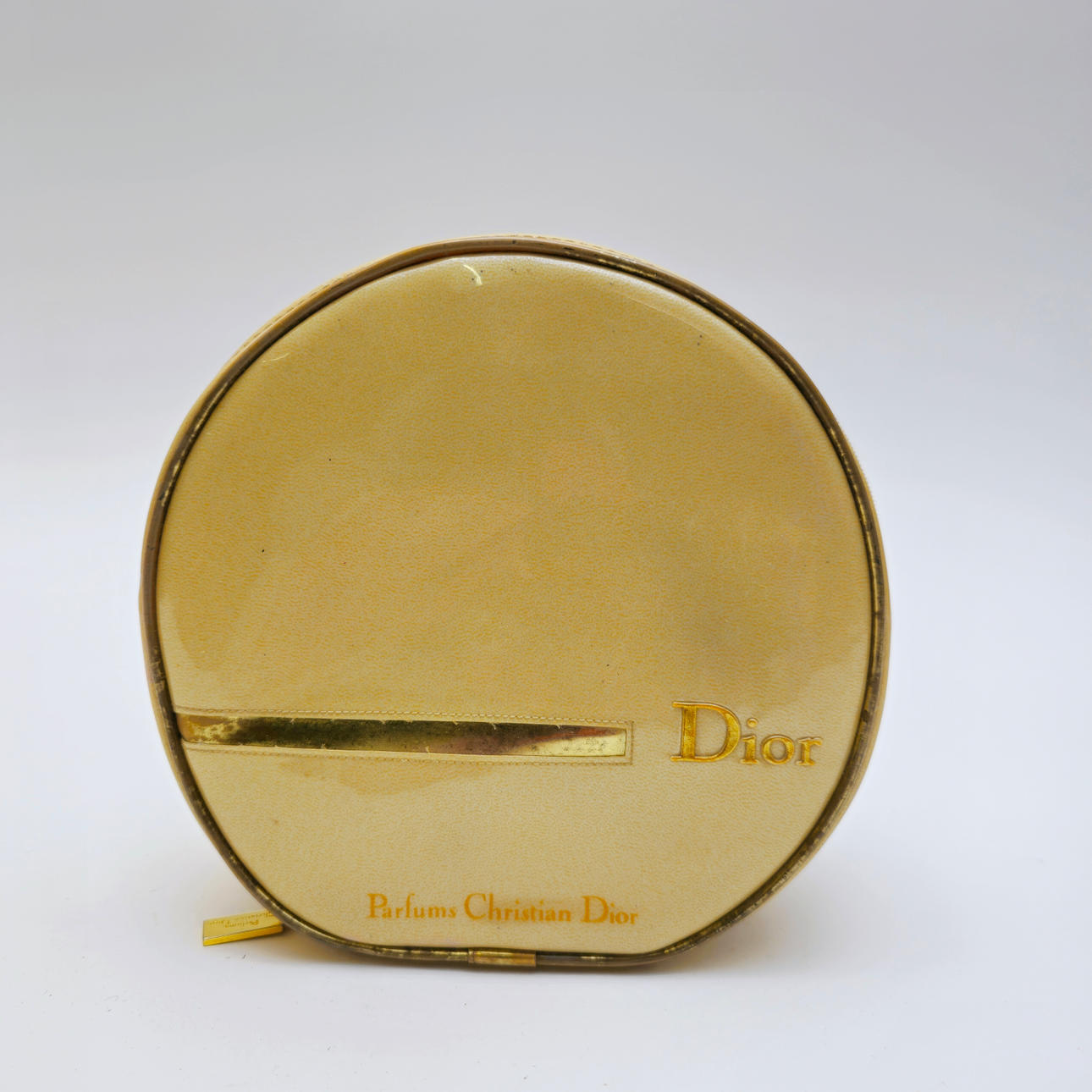 HALBMONDFÖRMIGE REISETASCHE CHRISTIAN DIOR.