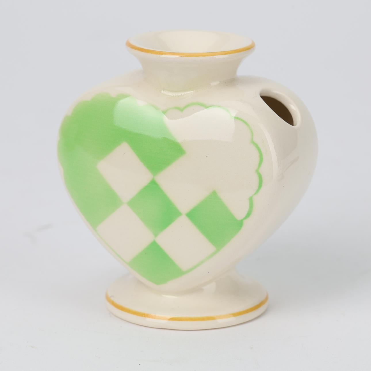 JULHJÄRTA, vas/ljusstake, fajans, Aluminia Danmark.